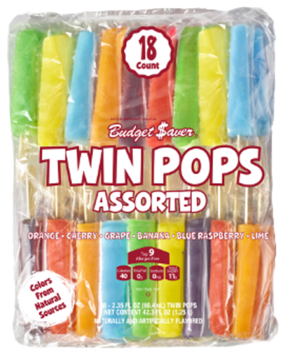 Twin Pops Getting New 'Natural' Look As Synthetic Coloring Ceases